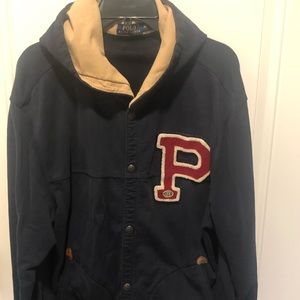 Navy Blue Polo Jacket